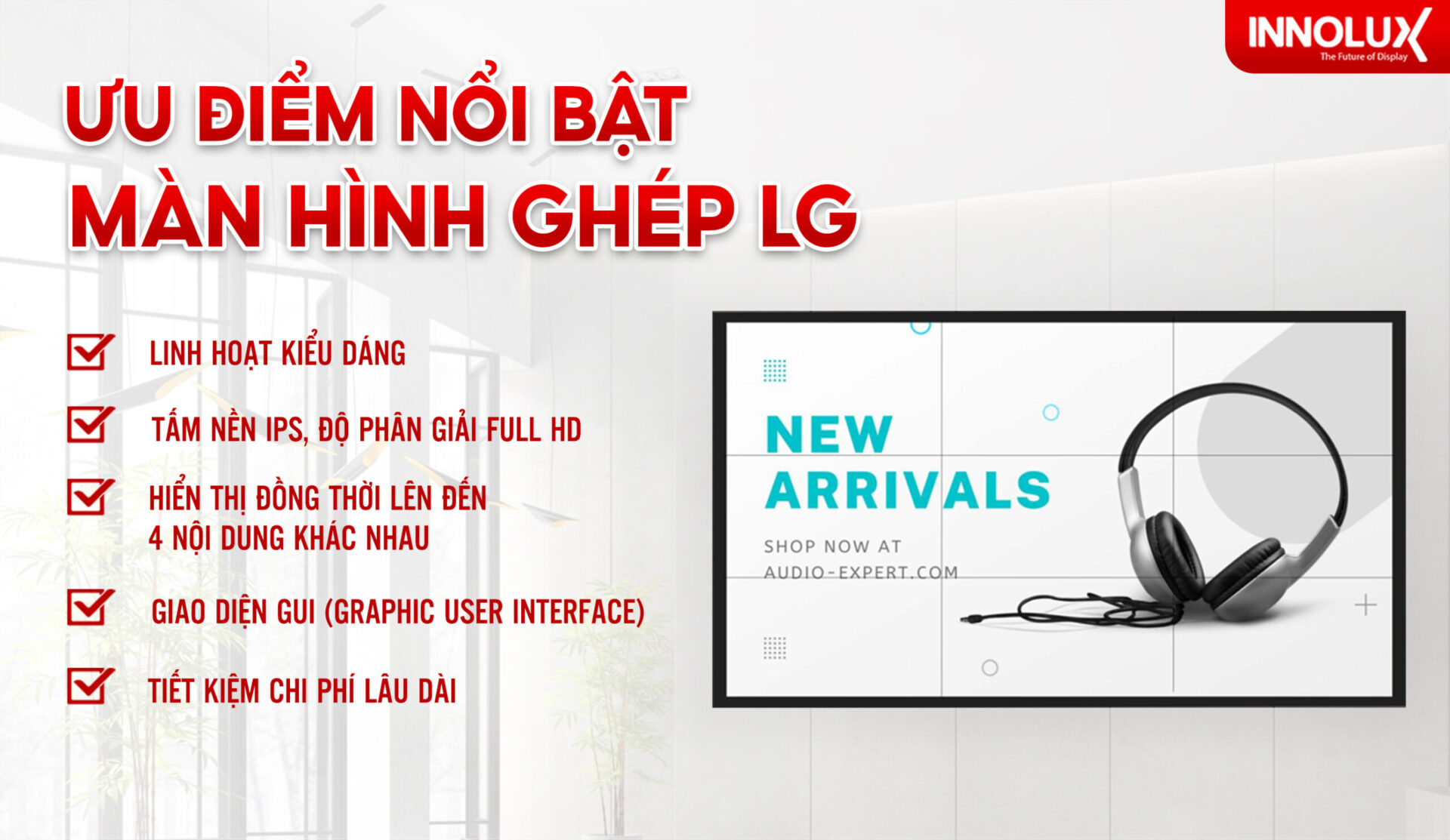 Màn hình ghép | Màn hình ghép LG - INNOLUX
